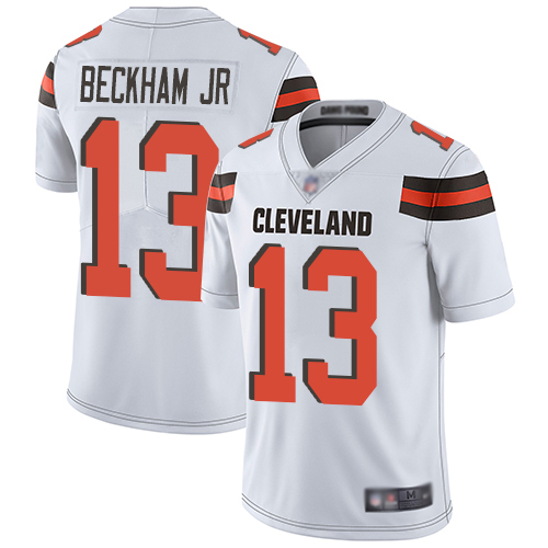 Men Cleveland Browns #13 Beckham Jr White Nike Vapor Untouchable Limited NFL Jerseys->san diego padres->MLB Jersey